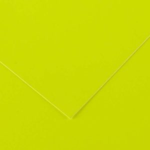 Canson Guarro Pack de 25 Cartulinas Iris de 185g - 50x65cm - Color Amarillo Fluo