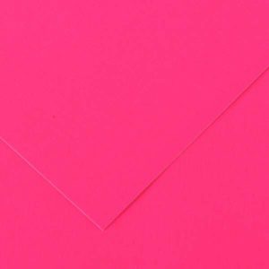 Canson Guarro Pack de 25 Cartulinas Iris de 185g - 50x65cm - Color Fucsia Fluo