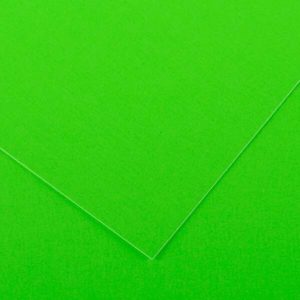 Canson Guarro Pack de 25 Cartulinas Iris de 185g - 50x65cm - Color Verde Fluo