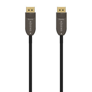 Aisens Cable DisplayPort AOC V1.4 8K@60HZ 4K@120Hz 4:4:4 32.4GBPS - DP/M-DP/M - 30M - Color Negro