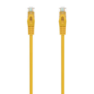 Aisens Cable de Red Latiguillo RJ45 LSZH CAT.6A 500 MHZ UTP AWG24 - 25CM - Color Amarillo