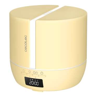 Cecotec PureAroma 550 Connected SunLight Difusor de Aromas 500ml Bluetooth - Pantalla LED - Altavoz - Temporizador 12h - 3 Modos de Funcionamiento - Cobertura 30m2