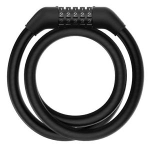 Xiaomi Candado de Cable con Combinacion para Patinete Electrico - Combinacion de 5 Digitos - Cable de Acero