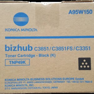 Konica Minolta TNP49 Negro Cartucho de Toner Original - TNP49K/A95W150