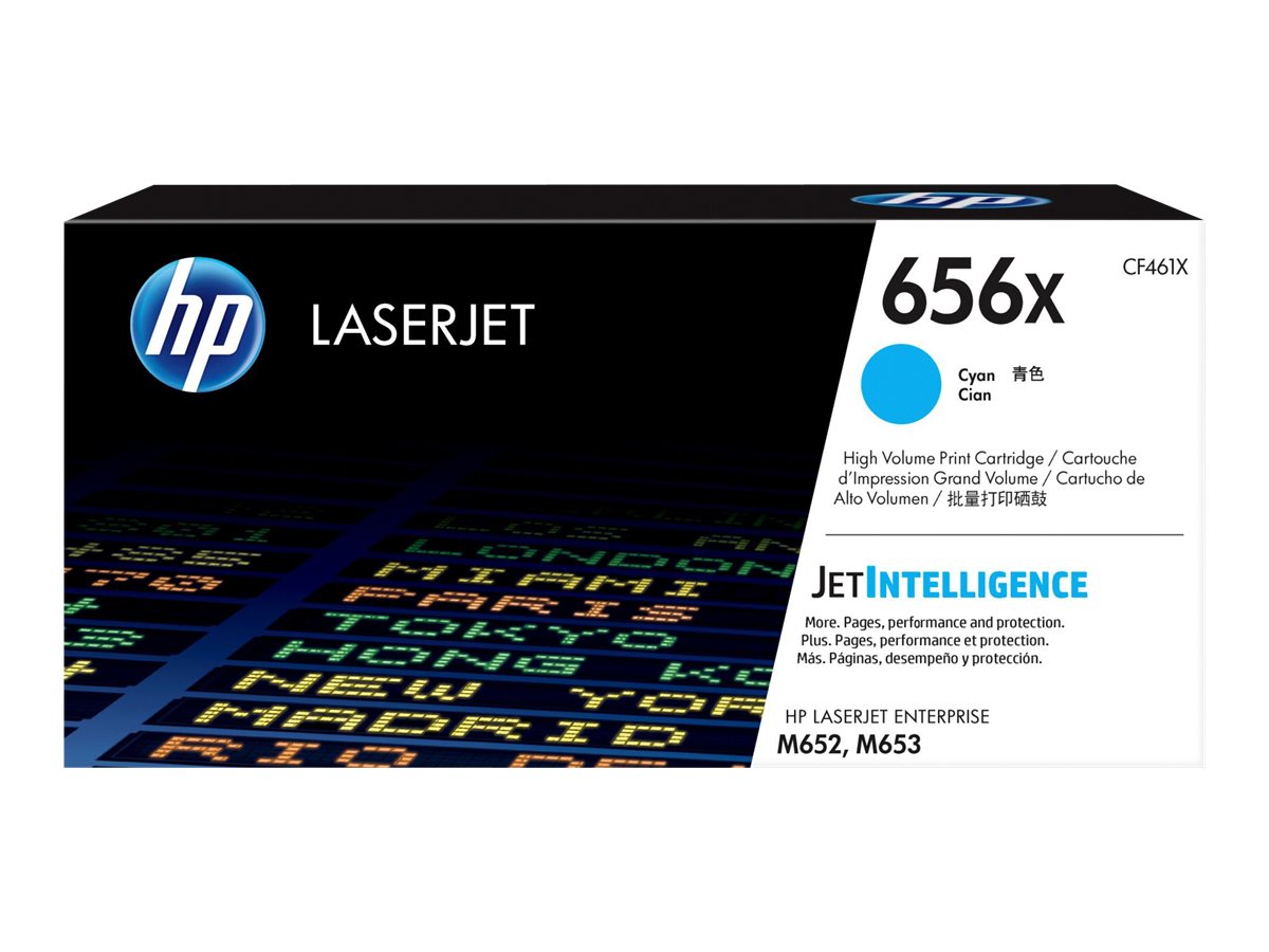 HP CF461X Cyan Cartucho de Toner Original - 656X