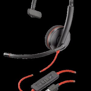 Plantronics Blackwire C3210 USB-A Auricular Monoaural con Microfono - Almohadilla Acolchada - Controles en Cable