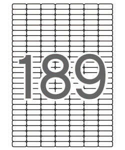 Apli Etiquetas Blancas Removibles 25.4 x 10.0mm 25 Hojas