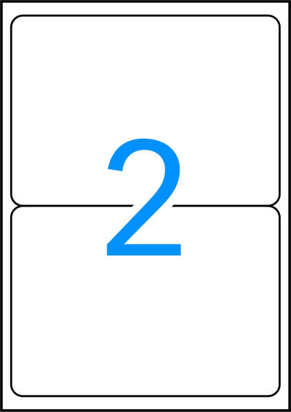 Apli Etiquetas Blancas Resistentes Intemperie 199.6 x 143.5mm 20 Hojas