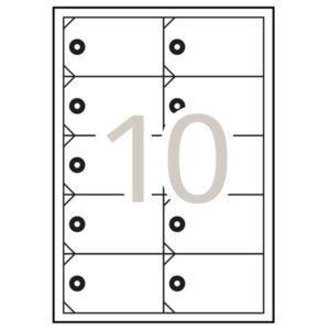 Apli Etiquetas Colgantes Imprimibles 98 x 57mm 10 Hojas