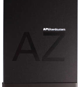 Apli Tarjetero de Polipropileno Negro 160 Tarjetas