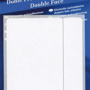 Apli Etiquetas Doble Frontal Blancas 13.0 x 50.0mm