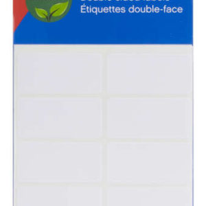 Apli Etiquetas Doble Frontal Blancas 19.0 x 40.0mm
