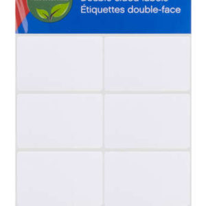 Apli Etiquetas Doble Frontal Blancas 25.0 x 40.0mm