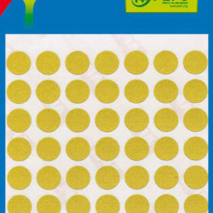 Apli Etiquetas Minibolsa Amarillas Ø 10.0mm 5 Hojas