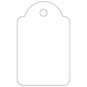 Apli Etiquetas Colgantes Rosas 22 x 35mm 100 U.