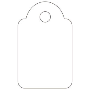 Apli Etiquetas Colgantes Blancas 15 x 24mm 1.000 U.