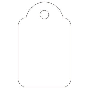 Apli Etiquetas Colgantes Blancas 18 x 29mm 1.000 U.