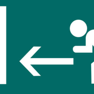 Apli Etiqueta Señalizacion Salida Emergencia Izquierda 1 U.