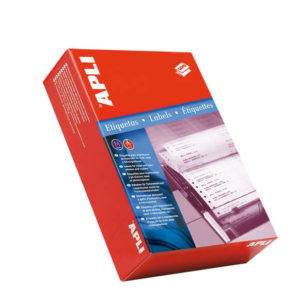 Apli Etiquetas en Continuo 43.2 x 65.6mm - 4 500 Hojas