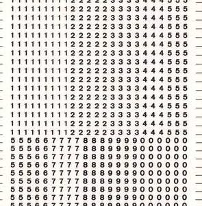 Apli Numeros Transferibles - 2.5mm - Facil Aplicacion - Negros Intensos - 952 Caracteres - Negro