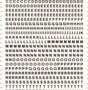 Apli Letras y Numeros Transferibles - 3mm de Tamaño - 795 Caracteres - Facil Aplicacion y Remocion - Negro