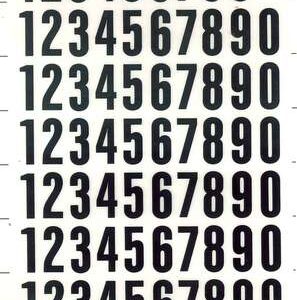 Apli Numeros Transferibles - 15mm - Facil Aplicacion - Negros Intensos - 105 Caracteres - Negro