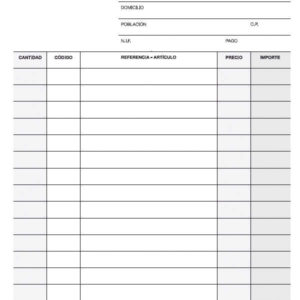 Apli Talonario Factura 1/4 Duplicado Natural - Numeracion Secuencial - Papel Autocopiativo - 63 Hojas - Color Natural