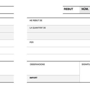 Apli Talonario Recibo 1/3 Apaisado Lito A-16 - Papel Autocopiativo - 50 Hojas - Numeracion Secuencial - Tamaño 210x99mm - Blanco