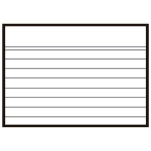 Apli Fichas Rayas Nº1 95x65mm 100U - Ideal para Organizar y Clasificar - Resistente y Duradero - Multicolor