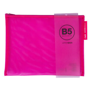 Apli Sobres Porta-Todo Nylon Transpirable - Tamaño B5 (290x223mm) - Resistente y Duradero - Ideal para Tablets y Equipos Electronicos - Cierre de Cremallera - Colores Surtidos