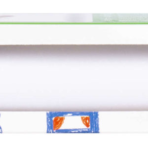 Apli Rollo de Papel Adhesivo Removible para Pegar y Colorear - 0.30 Cmx4m - Ideal para Jugar en Grupo o Decorar Habitaciones Infantiles - Alto Valor Didactico - Color Blanco