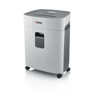Dahle PaperSAFE 420 Destructora de Papel Manual 25L con Ruedas - Destruye hasta 10 Hojas - Corte en Particulas Microcorte - Apta para Papel, Tarjetas, Cd´s