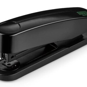 Novus B2 re+new Grapadora de Sobremesa - Fabricada con Plastico Reciclado - Hasta 25 Hojas - Grapado Abierto, Cerrado y Clavado - Incluye 200 Grapas
