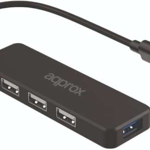 Approx Hub USB-C con 3x USB 2.0 y 1x USB 3.0 - Velocidad hasta 5 Gbit/s