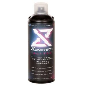 Synctech Glitch Aerosol Limpiador para Plasticos 400ml - Limpia, Reacondiciona y Protege - Disimula Ralladuras - Agradable Aroma