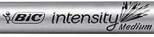 Bic Intensity Medium Rotulador de Punta Media de 0.8mm - Tinta con Base de Agua - Color Azul