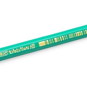 Bic Evolution Original Lapiz de Grafito Hexagonal - Mina HB Ultrarresistente - Sin Madera - No se Astilla