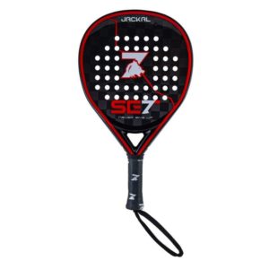 Set Jackal Pala de Padel - Forma Lagrima - Marco 100% Carbono - Cara 100% Carbono 18K - Nucleo Goma Black Eva Soft Ultra