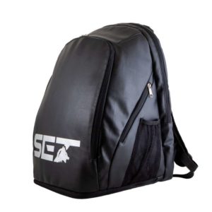 Set Mochila Piel - 2 Bolsillos Laterales y 2 Centrales - Correas Acolchadas y Ajustables - Con Zapatero Incluido