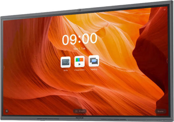 Maxhub V6 Classic Pantalla Interactiva 75" LED VA UHD 4K - Respuesta 8.5ms - 16:9 - Camara 48MP - 20 Puntos de Contacto - HDMI, USB 2.0, 3.0 y C, RS232 y Ranura OPS - Altavoces y Microfonos Incorporados