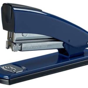 Petrus 2001 Grapadora Metalica Retro - Hasta 30 Hojas - Grapado Cerrado, Abierto y Clavado - Color Azul