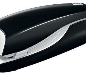 Petrus E-120 Contactless Grapadora Electrica - Hasta 20 Hojas - Grapado Plano - Utiliza Grapas 22/6-24/6-26/6 - Color Negro