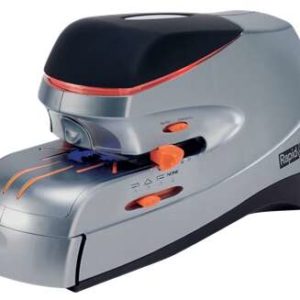 Rapid Optima 70 Grapadora Electrica de Sobremesa + Caja de 500 Grapas - Hasta 70 Hojas - Utiliza Grapas Optima HD70 - Color Gris/Negro