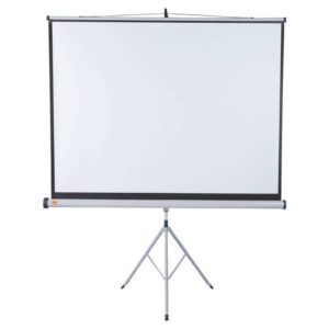 Nobo Pantalla Proyeccion Tripode 1750x1325mm - Flexible 4:3 - Superficie Blanca Mate - Portatil - Color Blanco