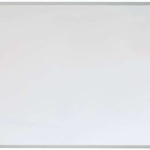 Nobo Pizarra Blanca Magnetica Pequeña con Marco de Aluminio 585x430mm - Borrado en Seco - Almohadillas Adhesivas - Ideal para Oficinas y Espacios Familiares - Incluye Rotuladores, Imanes y Borrador Compacto en Color Surtido - Color Blanco