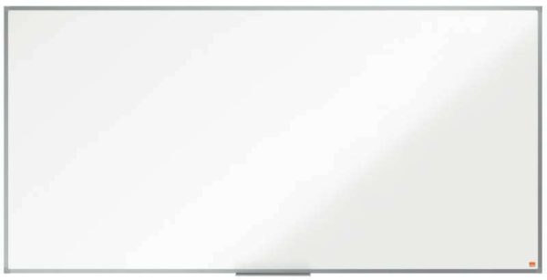 Nobo Essence Pizarra Magnetica de Acero 1800x900mm - Montaje en Esquinas - Superficie de Borrado Facil - Color Blanco