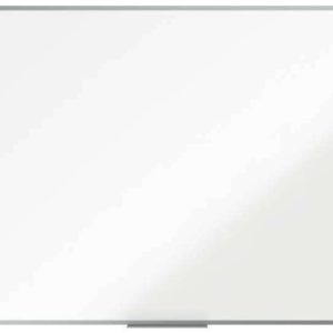 Nobo Essence Pizarra Magnetica de Acero Vitrificado 1500x1000mm - Montaje en Esquinas - Superficie de Borrado Superior - Color Blanco