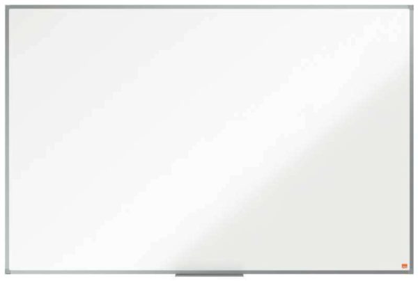 Nobo Essence Pizarra Magnetica de Acero Vitrificado 1500x1000mm - Montaje en Esquinas - Superficie de Borrado Superior - Color Blanco
