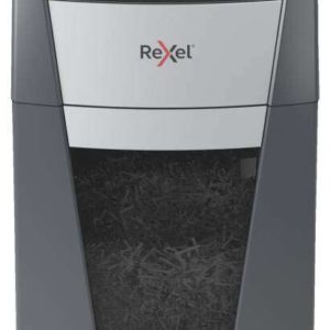 Rexel Optimum Autofeed 225M Destructora Automatica de Microcorte - Alimentacion Automatica de Hasta 225 Hojas - Micro Corte P-5 - Negro