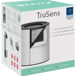 Leitz Trusens Z-3000/Z-3500 Filtro Hepa 3 en 1 H13 de Repuesto - Captura 99,95% de Particulas Ultrafinas - Lavable - Cambio Indicador - Compatible con Purificador de Aire Grande - Color Negro
